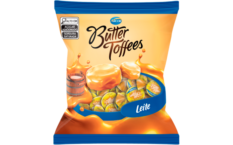 Bala Butter Toffees Coco Arcor 500g  J.A. Doces - Distribuidora de Doces  em Curitiba Online