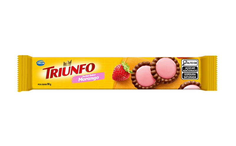 Triunfo Tortini Morango 90g