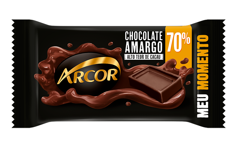 Tablete Arcor Amargo 70% 20g