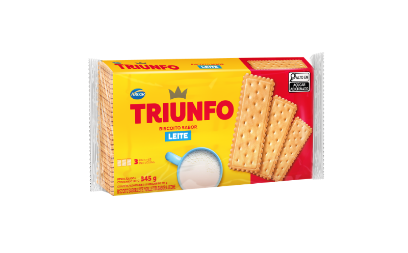 Triunfo Leite Multipack 345g