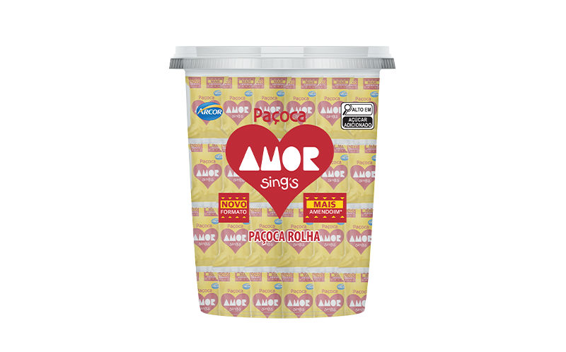 Paçoca Amor Rolha 1,008kg