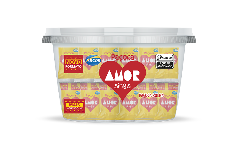 Paçoca Amor Rolha 480g