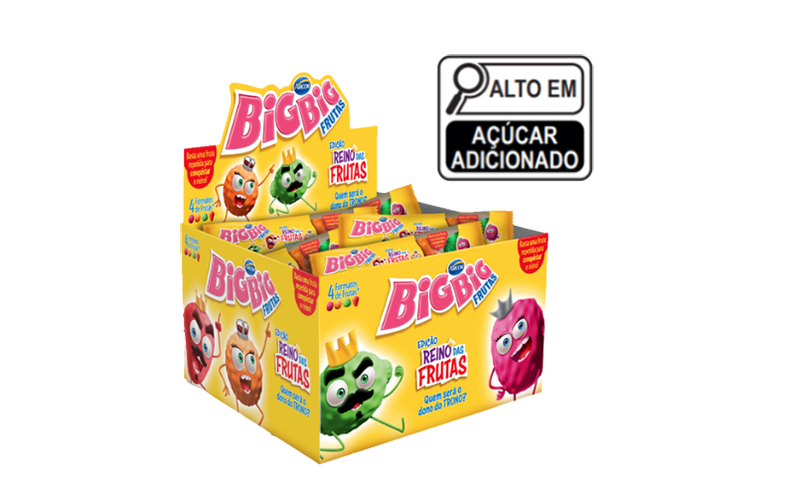 Chiclete Bigbig Tutti-frutti 315g Arcor  Compre na Mercadoce - Mercadoce -  Doces, Confeitaria e Embalagem