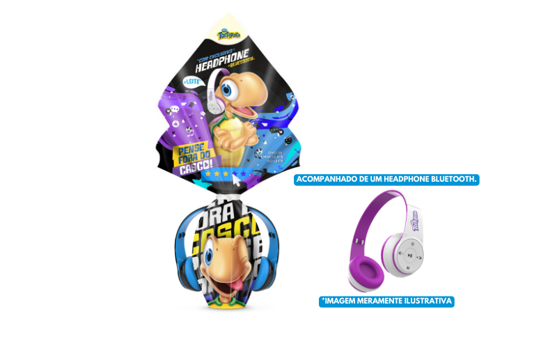 Ovo Tortuguita Headphone Bluetooth 100g