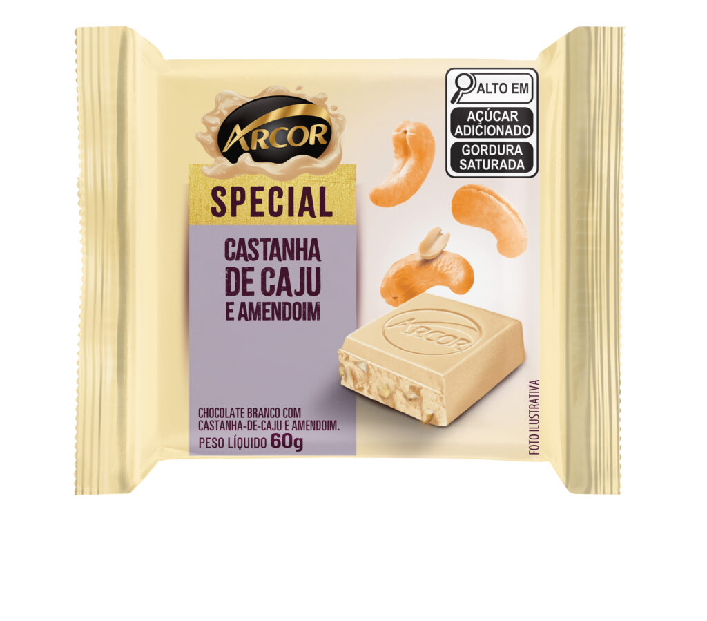 Arcor Special Branco com Castanha de Caju 60g