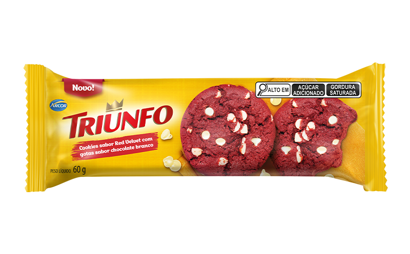Cookies Triunfo Red Velvet 60g